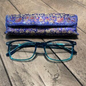 Women/Petite “Enhance" Eyeglass Frames 49-17-135 Azure Fade